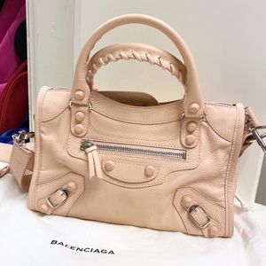 Balenciaga Mini City - light pink nude